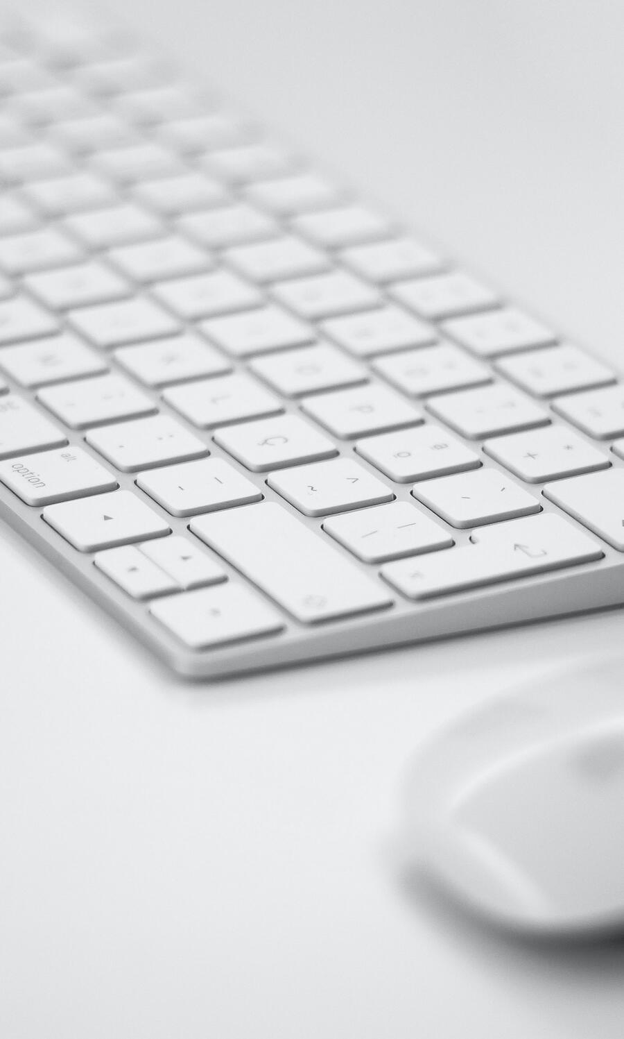 close-up of keyboard